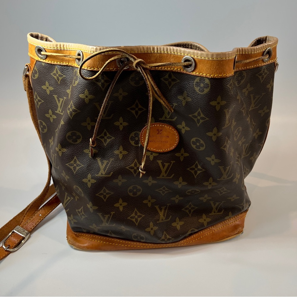 VTG Louis Vuitton Brown Monogram Bucket Bag - Picture 2 of 15